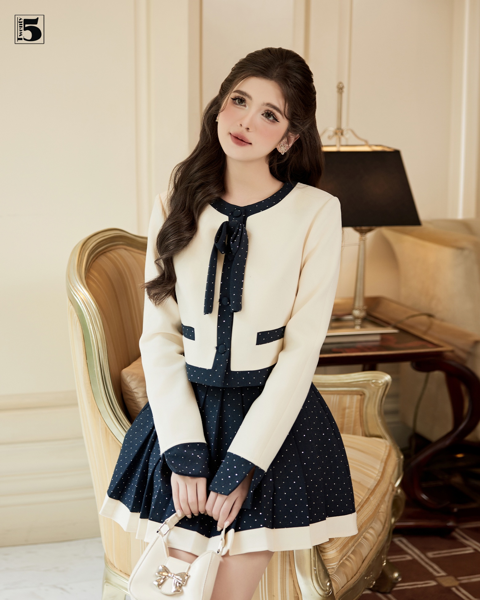 Chân váy ngắn vải CH57-02-379