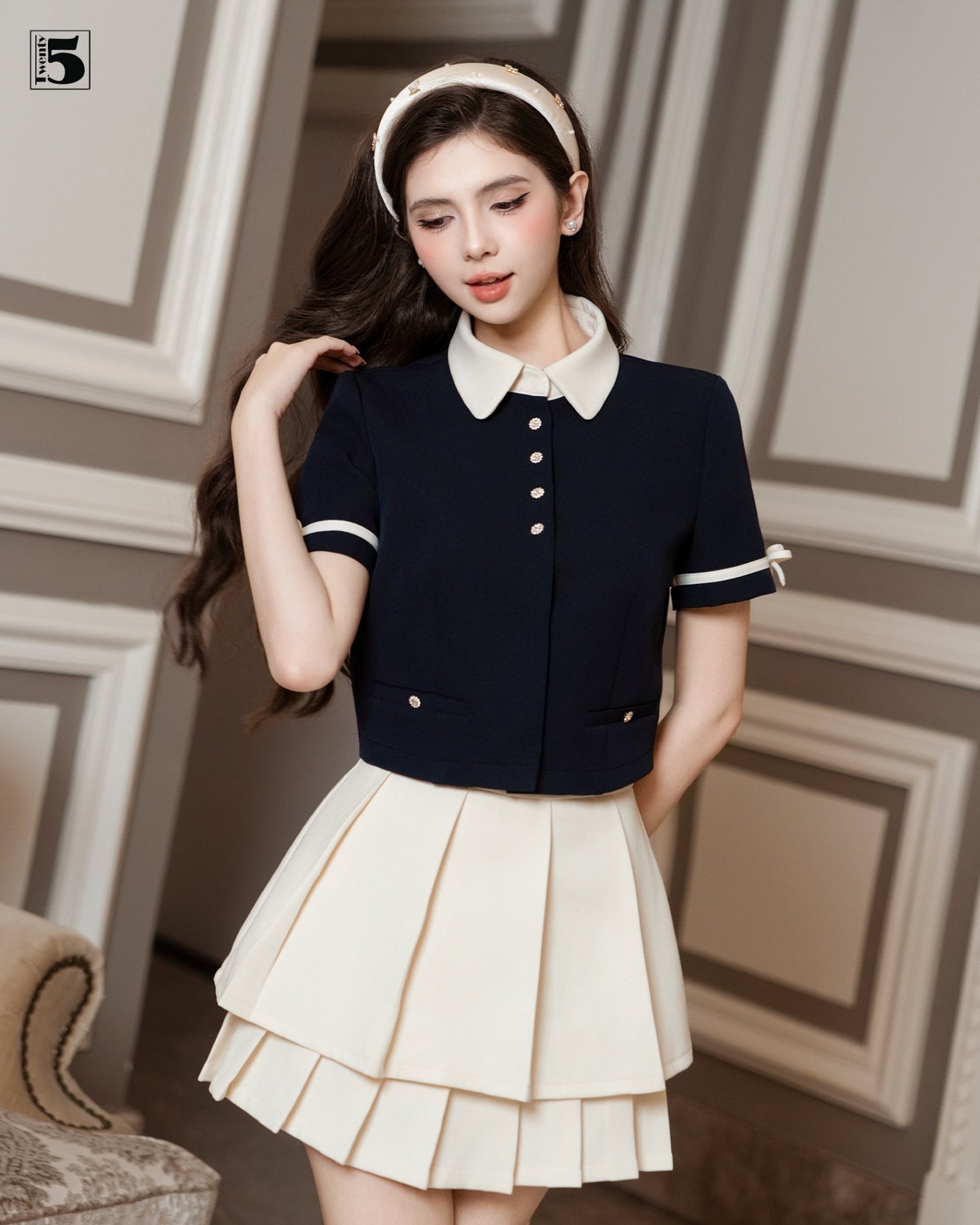 Chân váy ngắn vải CH86-289