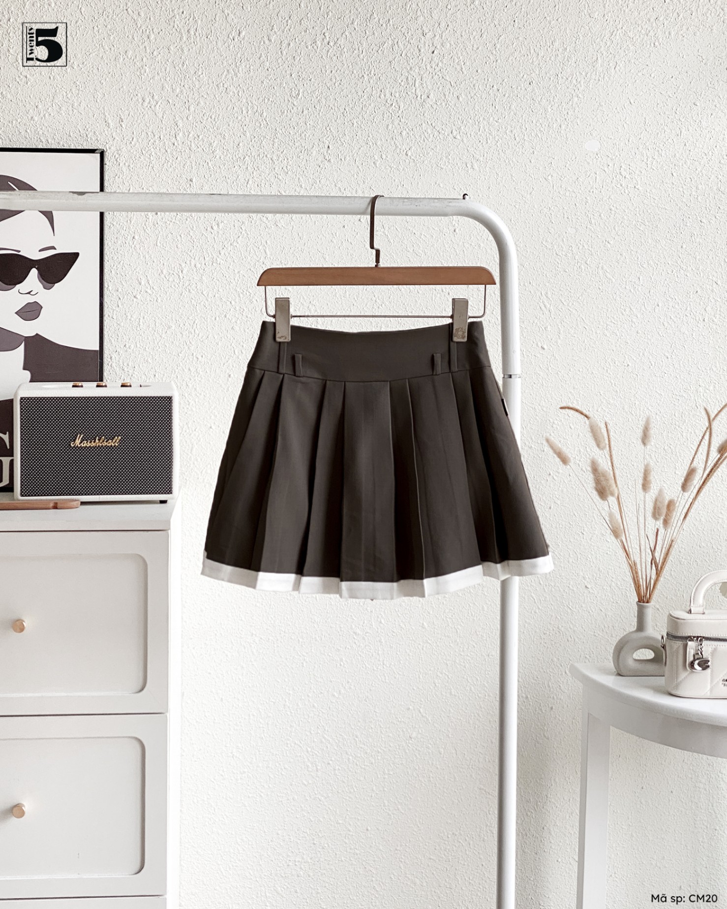 Chân váy ngắn vải CM20-349