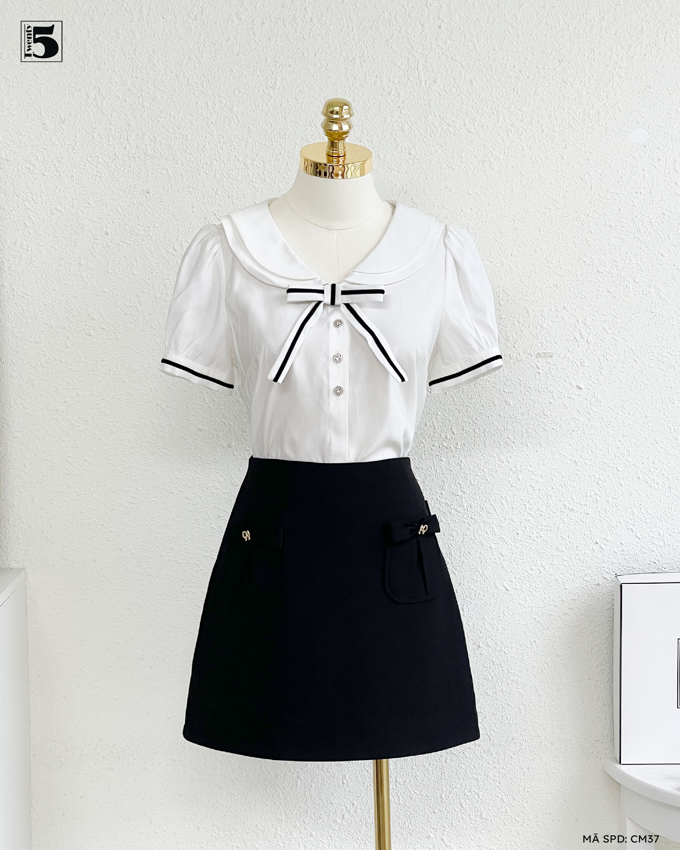 Chân váy ngắn vải CM37-369