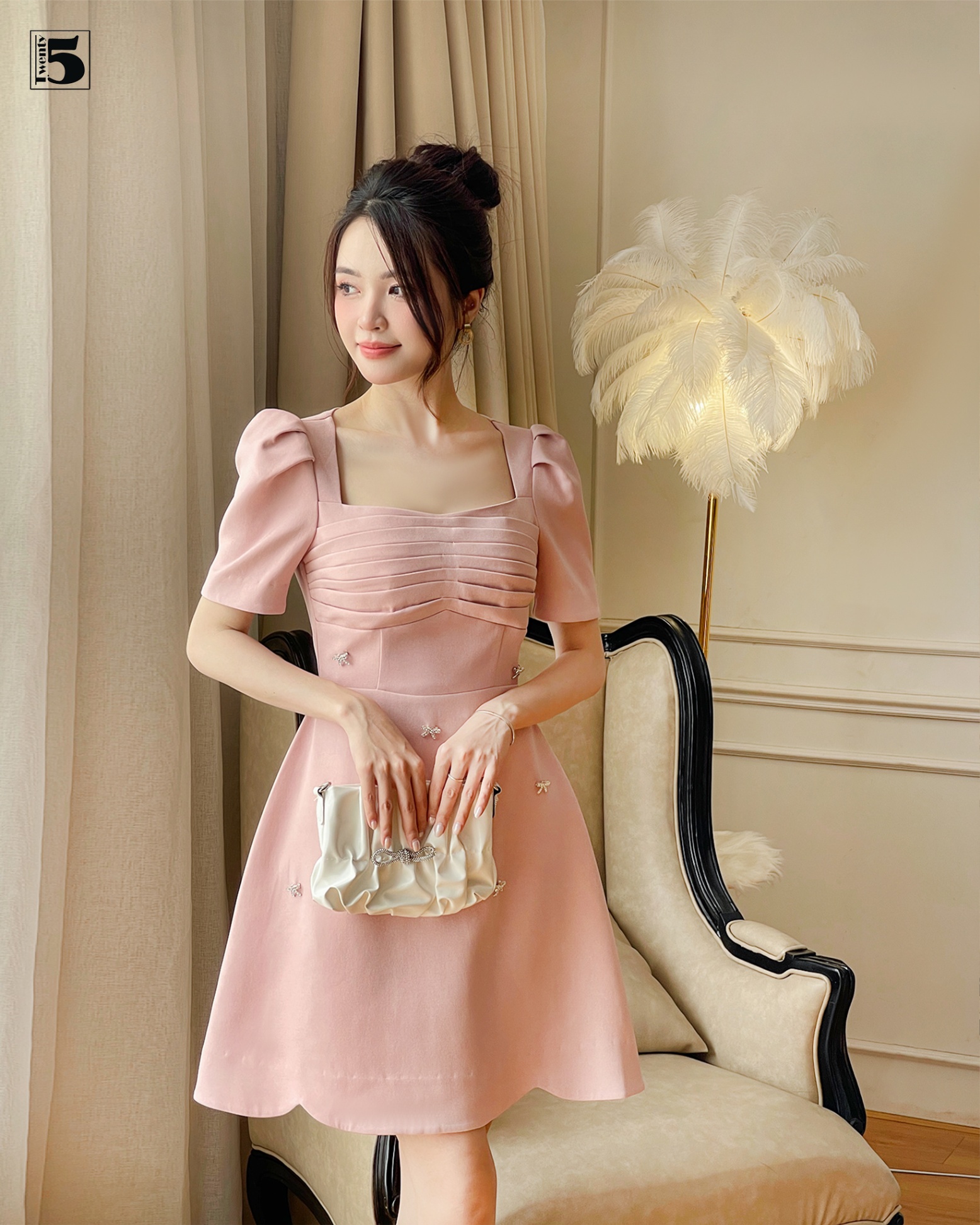Đầm ngắn tay DH42-625