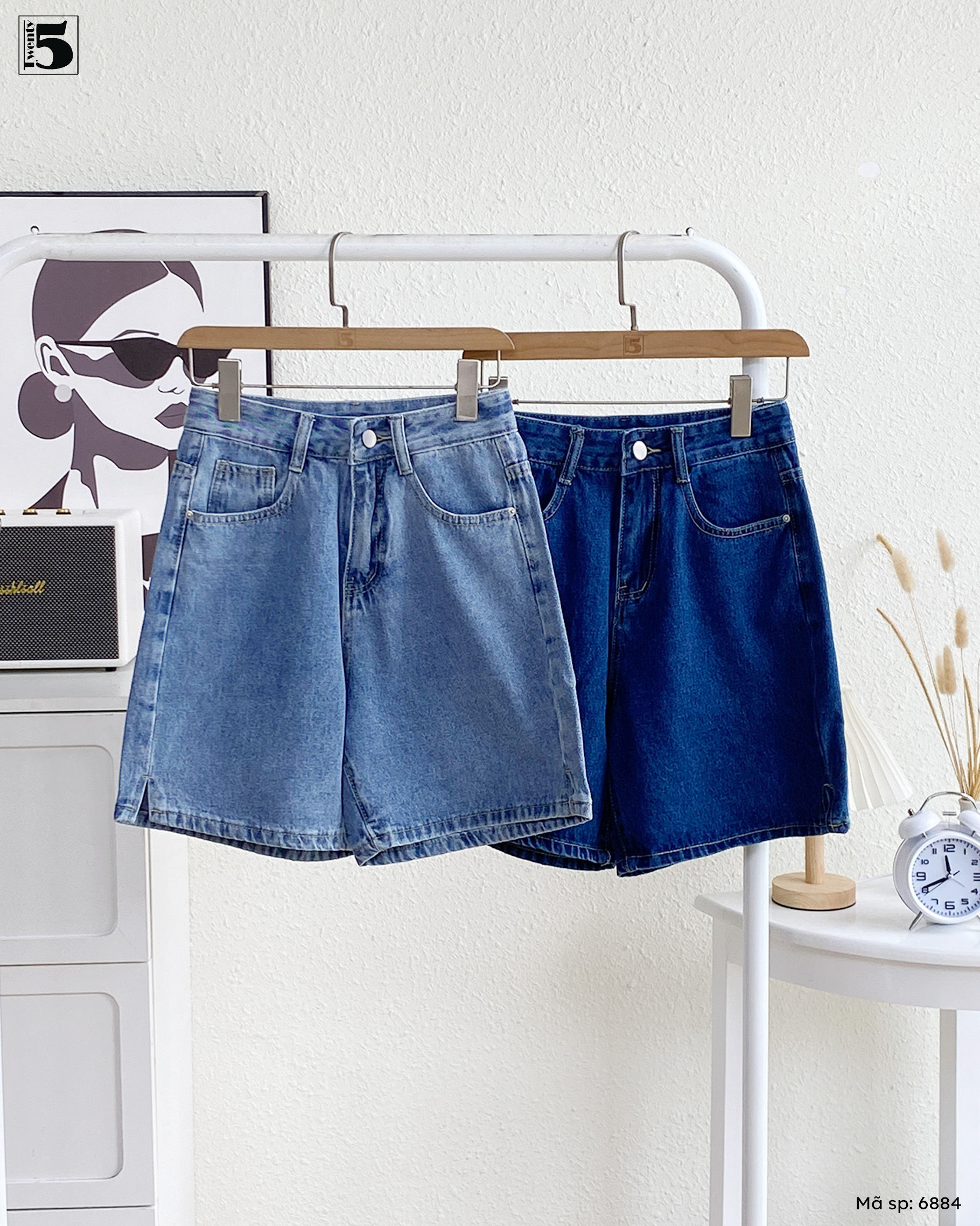Quần short jeans 6884-279