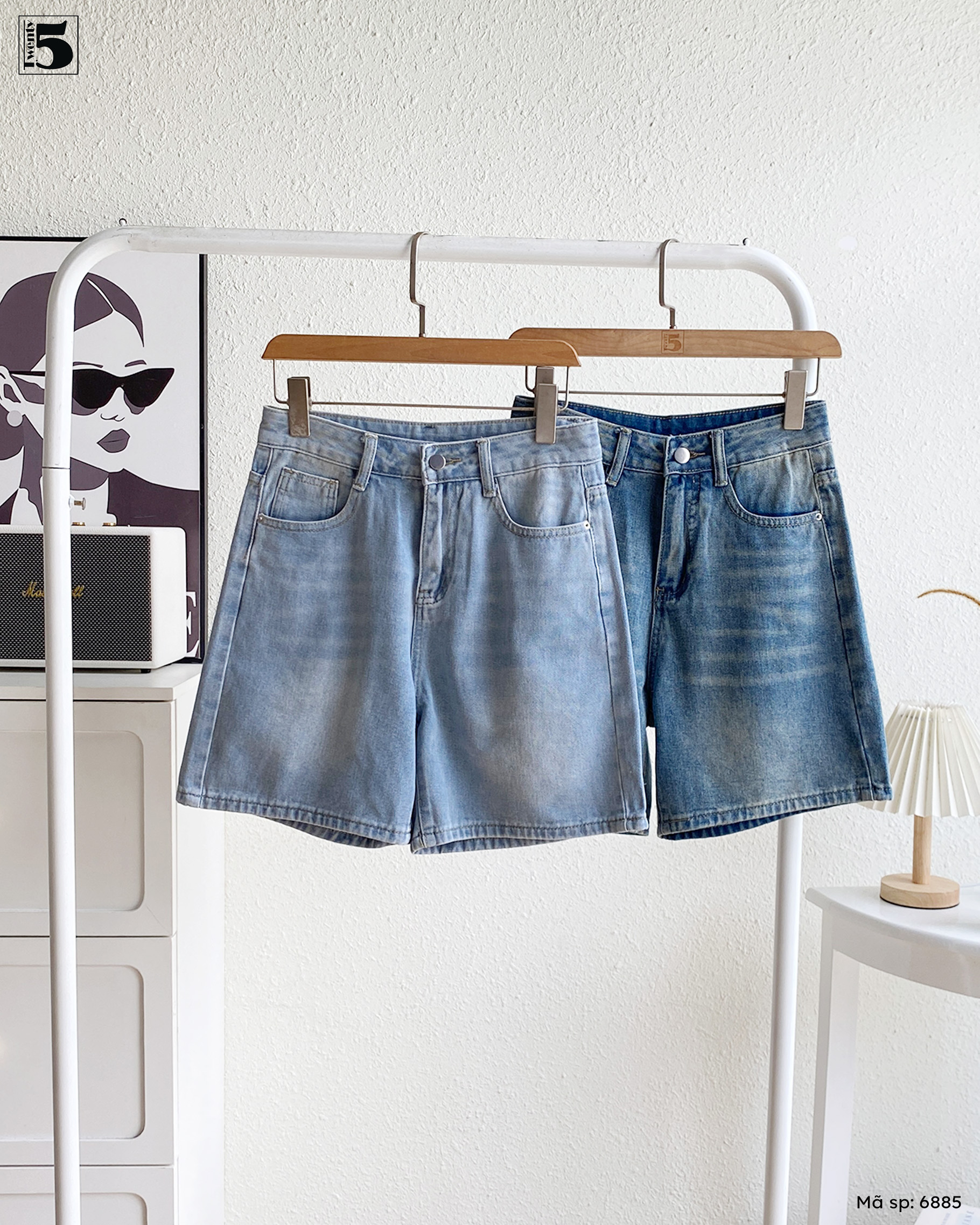 Quần short jeans 6885-289