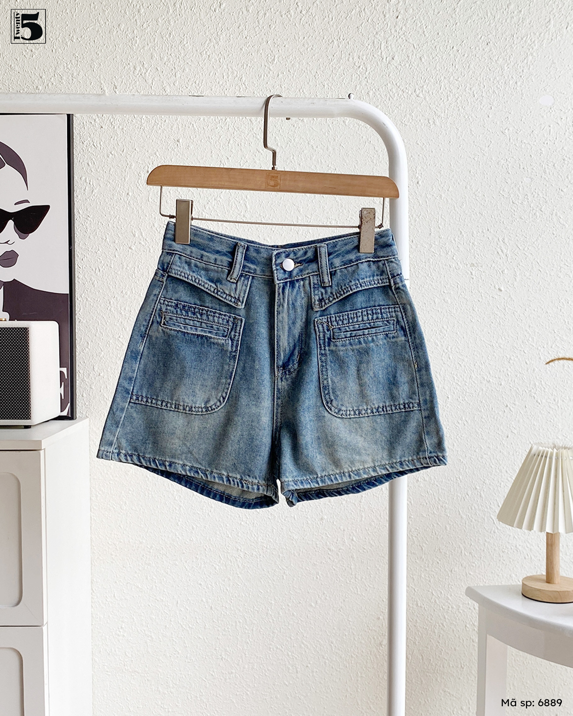 Quần short jeans 6889-249