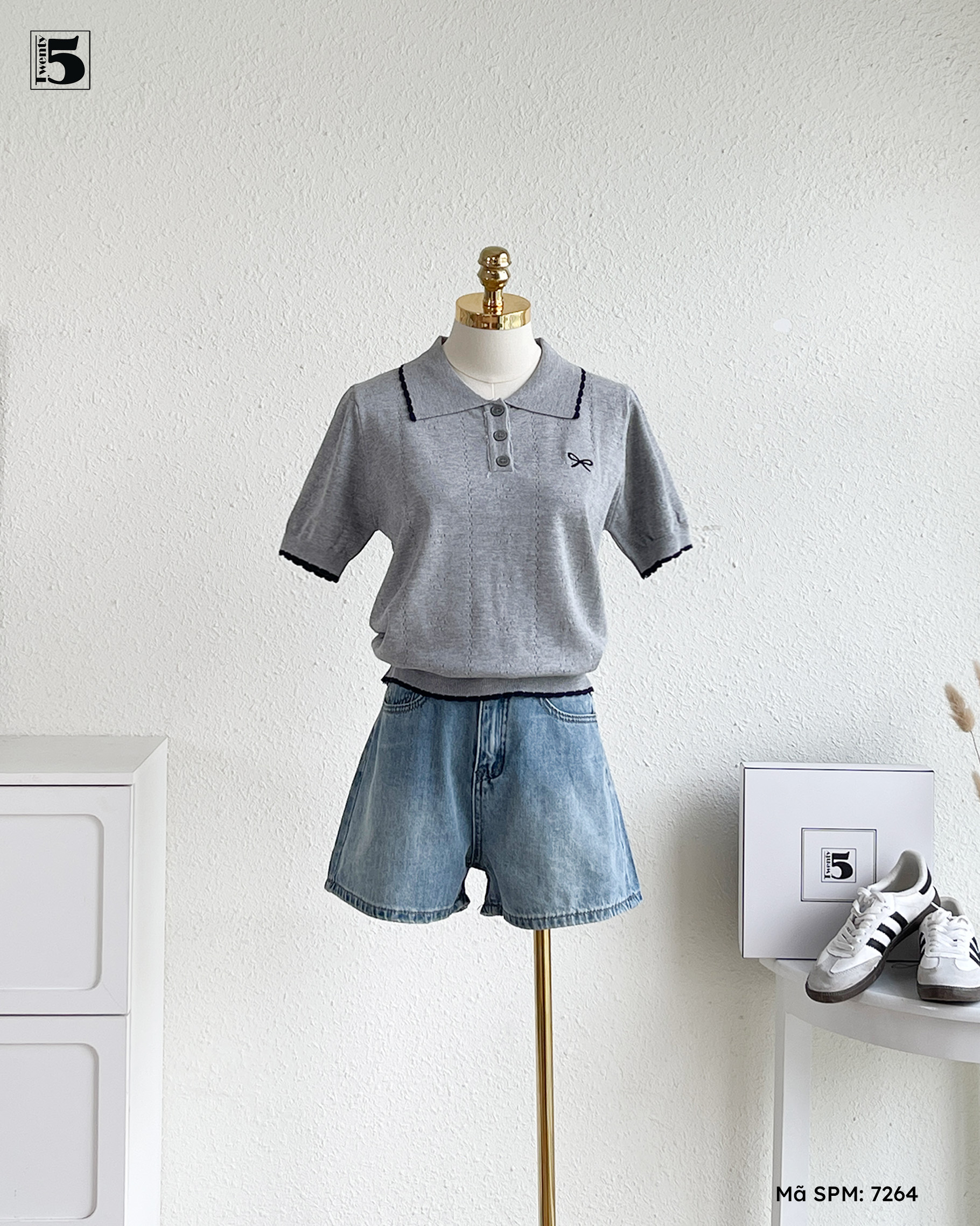 Quần short jeans 7264-299