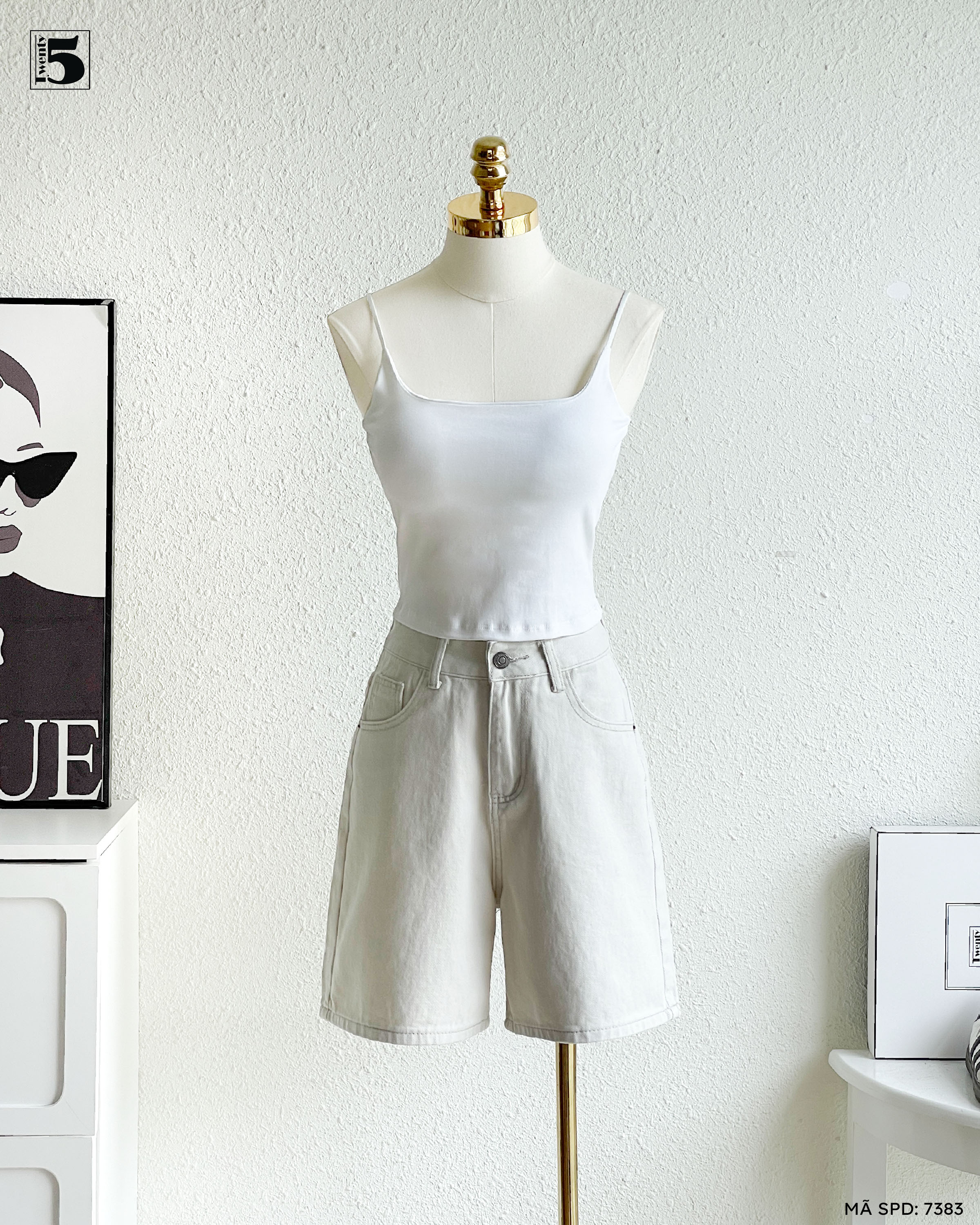 Quần short jeans 7383-339