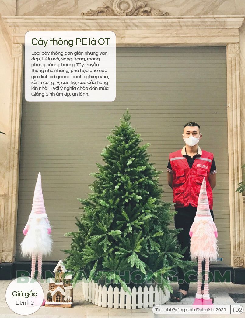 [09.11.2022] Cây thông noel PE OT