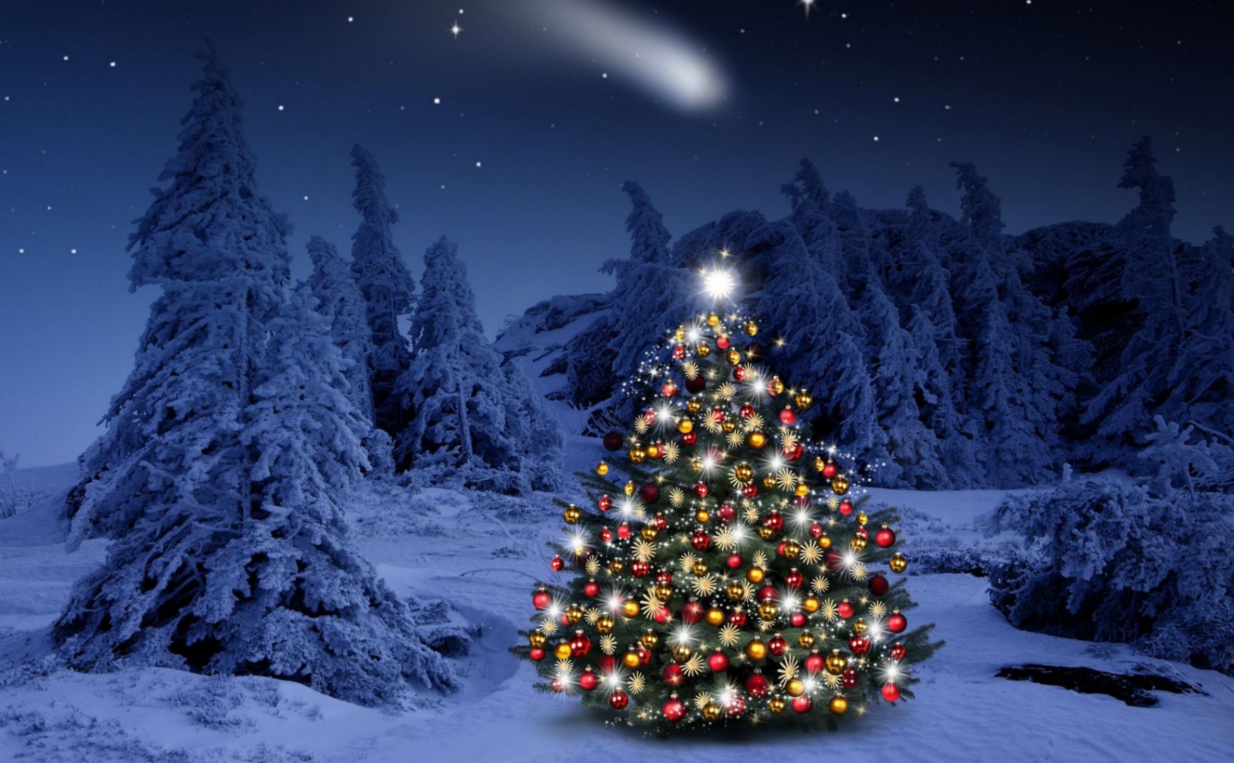 Trang trí noel cho cửa hàng thêm bắt mắt