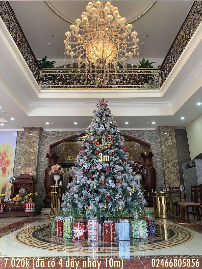 Mẫu trang trí decor tiểu cảnhl đẹp noel cho biệt thự