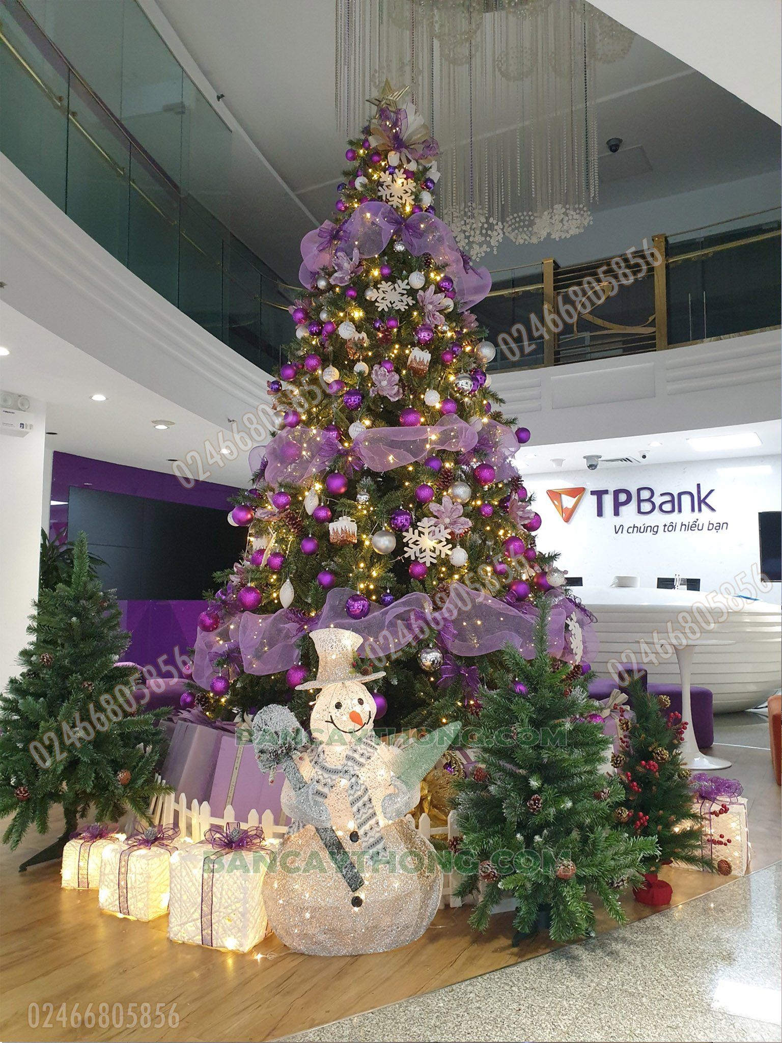 Cây thông NOEL 4m5 Combo TPBank