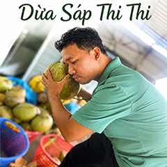 Cách chọn dừa sáp ngon