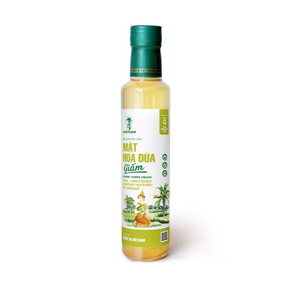 Giấm mật hoa dừa Sokfarm Chai 265ml