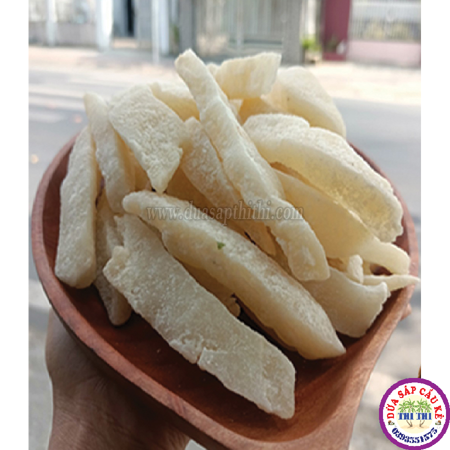 250gr Mứt Dừa Sáp Thượng Hạng Loại 2 - Vị Lá Dứa