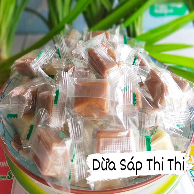 500gr Kẹo dừa Sáp - Vị CaCao