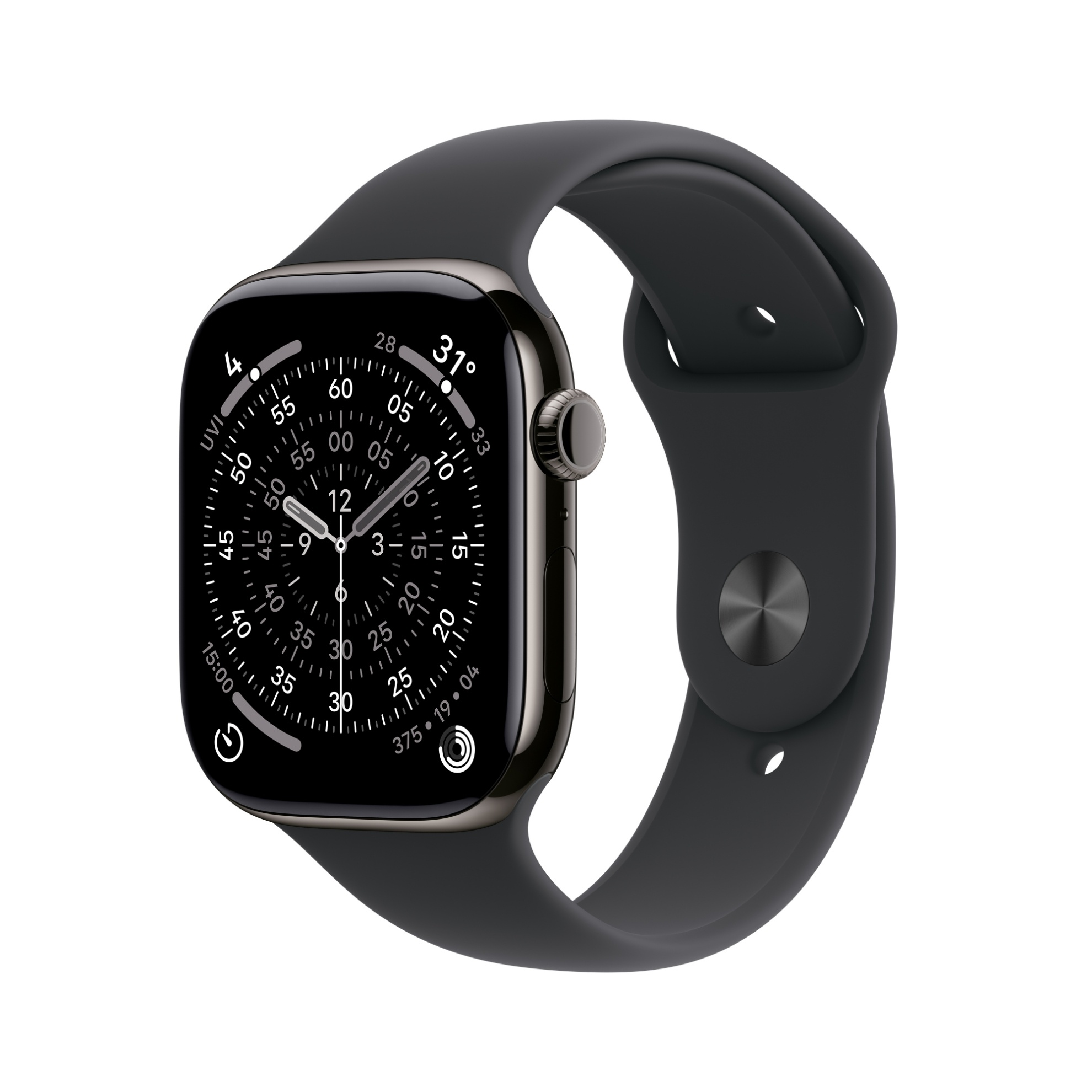 Apple Watch Series 11 Titan (GPS + Cellular) 46mm Sport Band size S/M