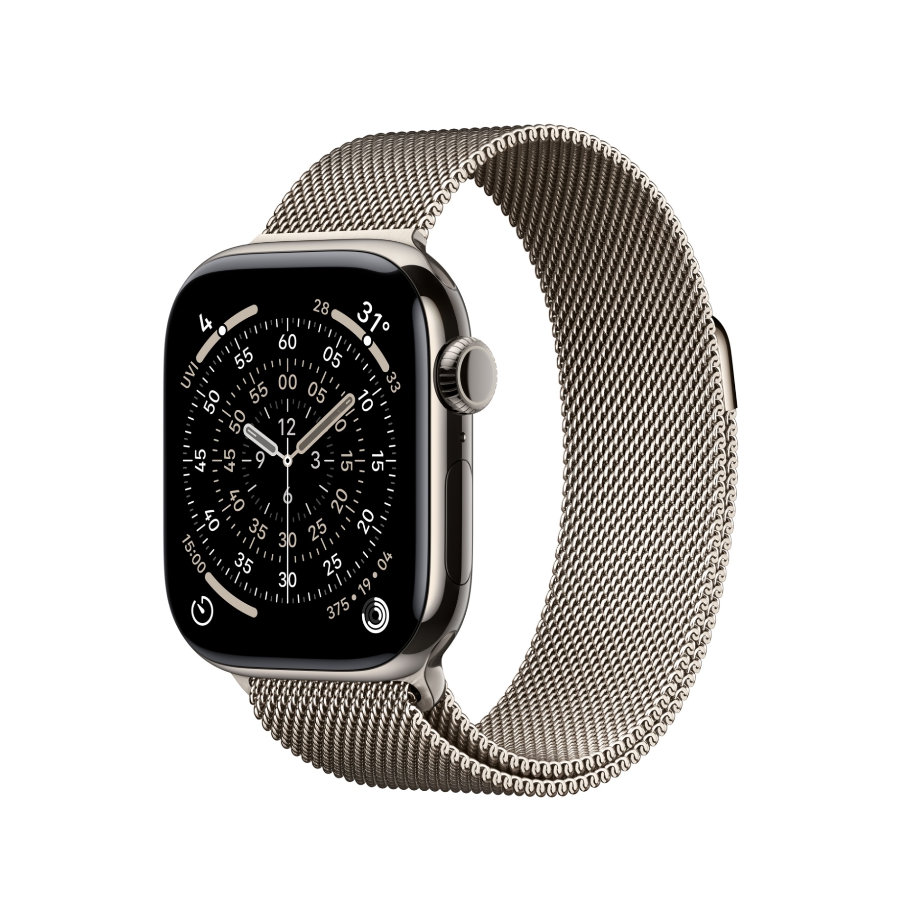 Apple Watch Series 11 Titan (GPS + Cellular) 46mm Milanese Loop size M/L