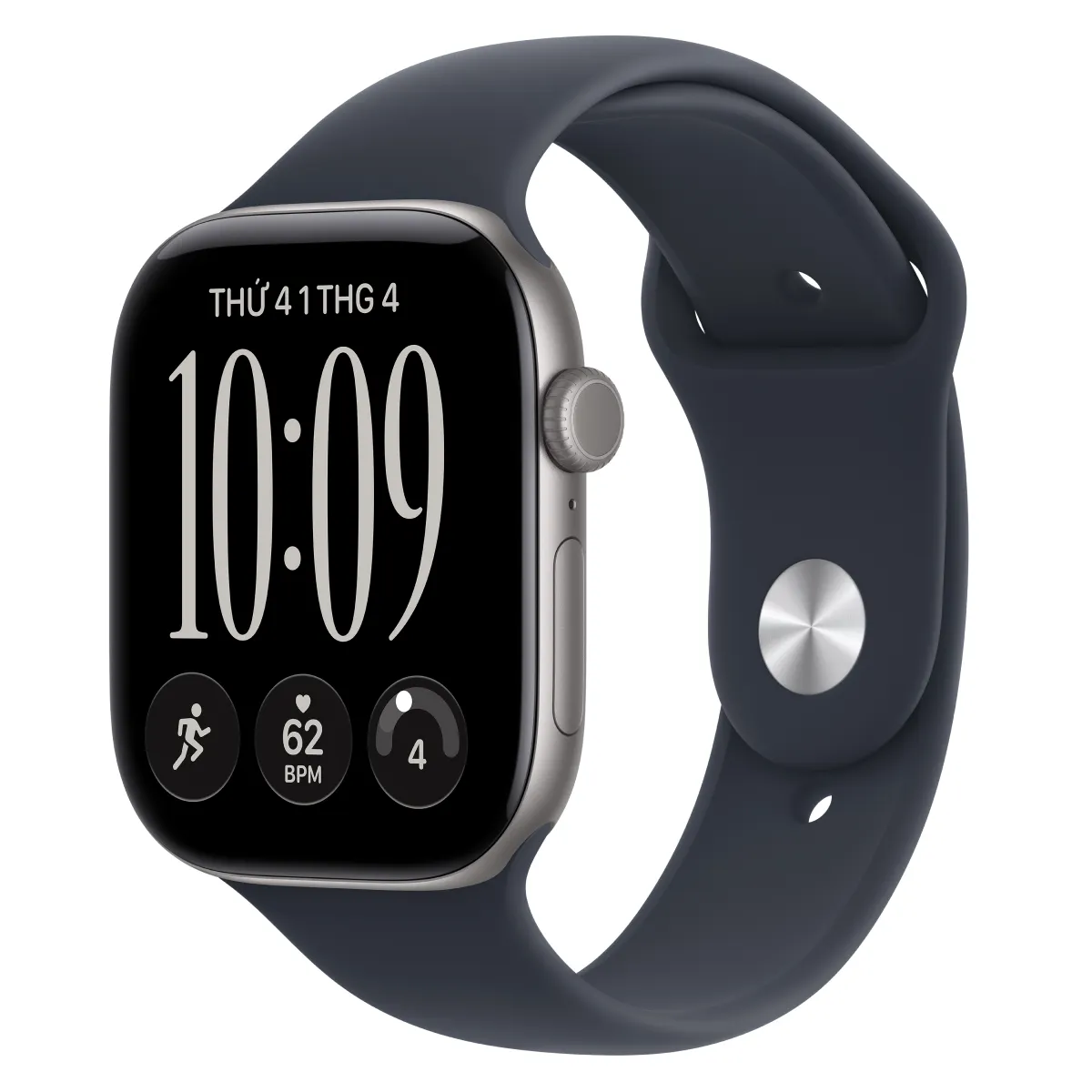 Apple Watch Series 12 42mm (GPS) Viền Nhôm Dây Cao Su Size M/L