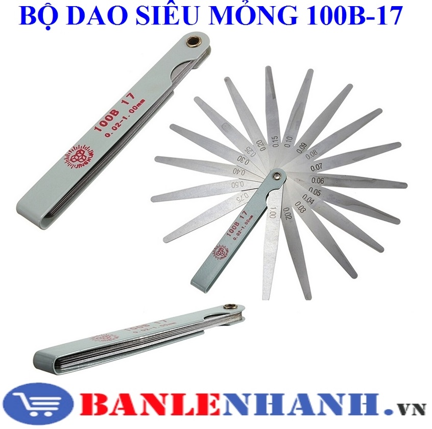 BỘ DAO LÁCH SIÊU MỎNG 100B-17