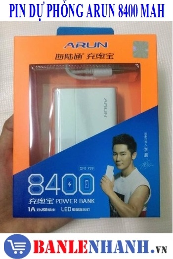 PIN DỰ PHÒNG ARUN 8400 MAH