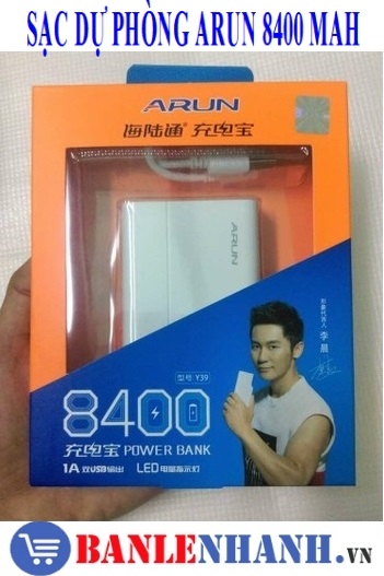 SẠC DỰ PHÒNG ARUN 8400 MAH