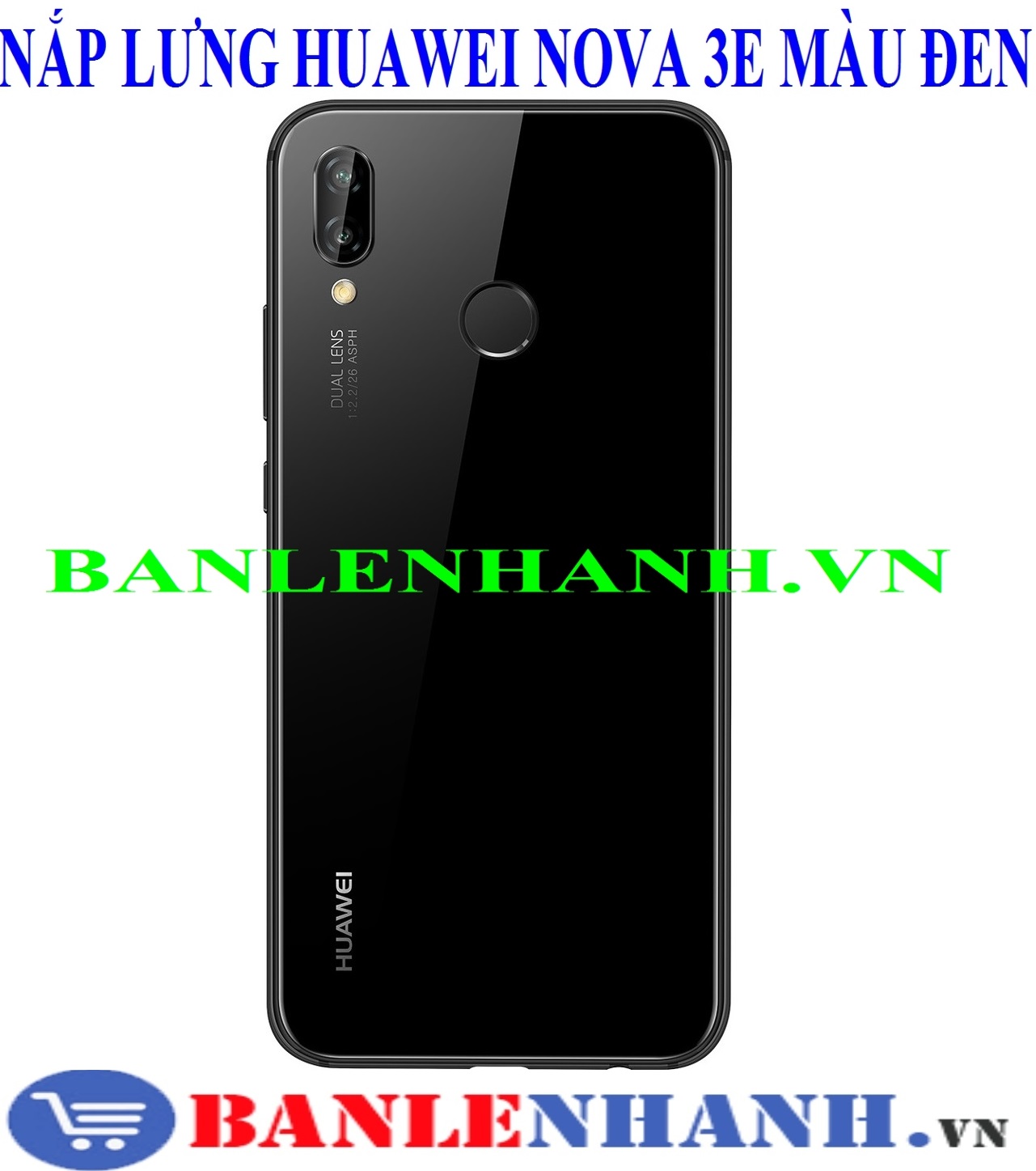 NẮP LƯNG HUAWEI 3E MÀU ĐEN