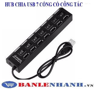 HUB USB CHIA 1 RA 7 CỔNG