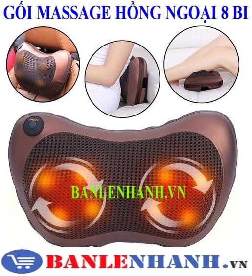 GỐI MASSAGE HỒNG NGOẠI 8 BI