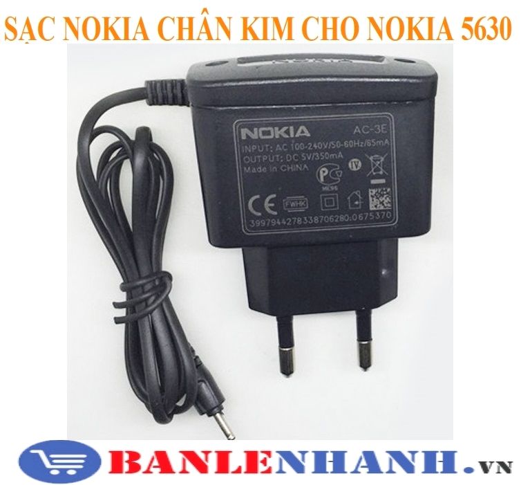 SẠC NOKIA CHÂN KIM CHO NOKIA 5630