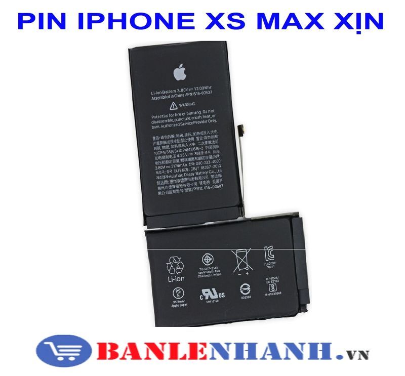 PIN IPHONE XS MAX XỊN