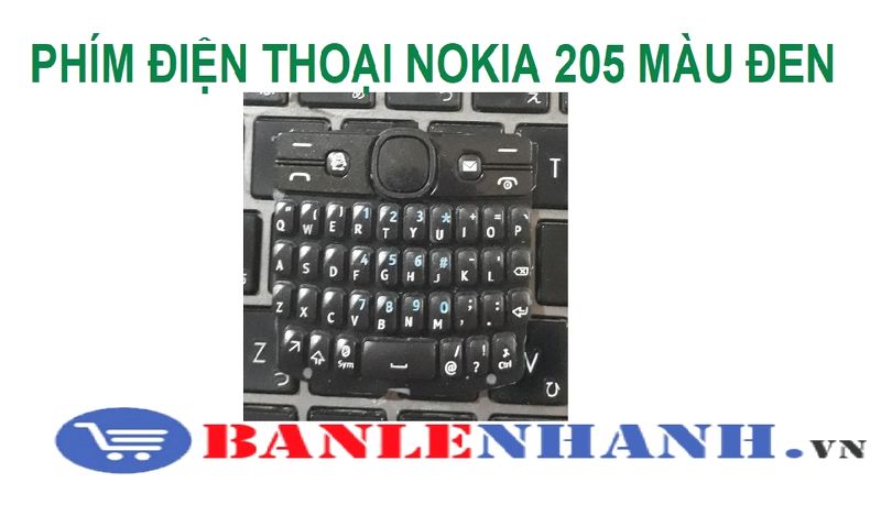 PHÍM ĐIỆN THOẠI NOKIA 205 MÀU ĐEN