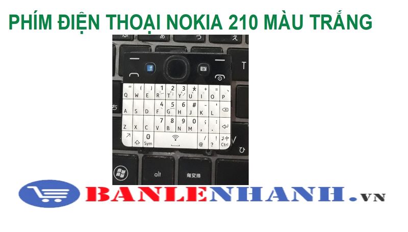 PHÍM ĐIỆN THOẠI NOKIA 210 MÀU TRẮNG