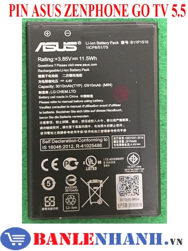 PIN ASUS ZENPHONE GO TV 5.5