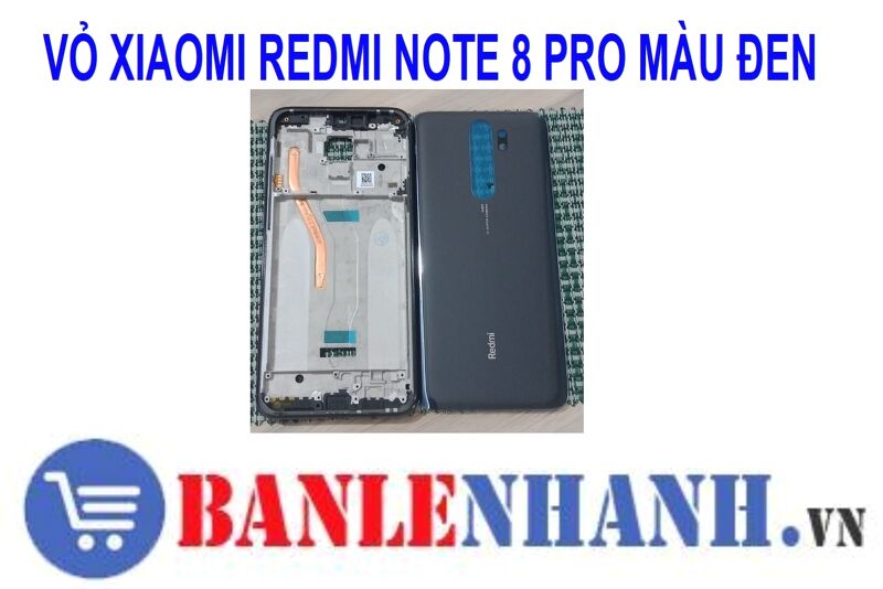 VỎ XIAOMI REDMI NOTE 8 PRO MÀU ĐEN