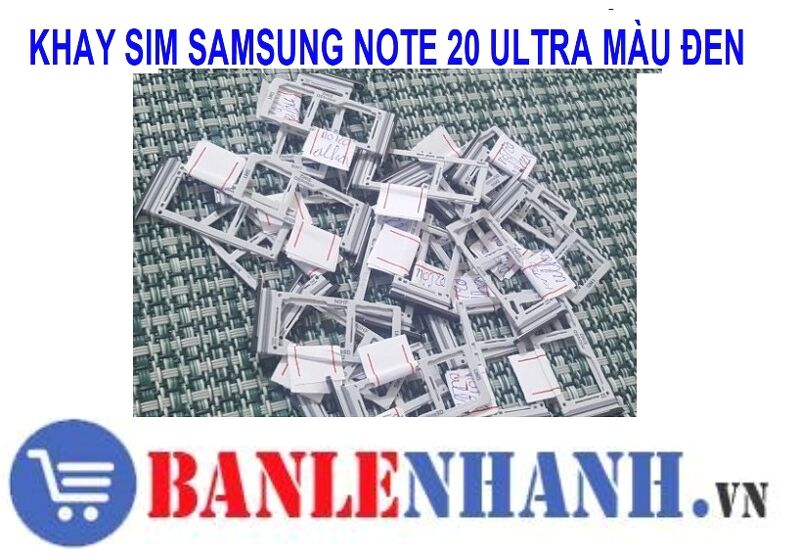 KHAY SIM SAMSUNG NOTE 20 ULTRA MÀU ĐEN