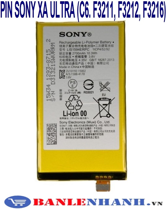 PIN SONY XA ULTRA (C6. F3211, F3212, F3216)