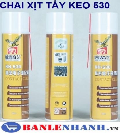 CHAI XỊT TẨY KEO 530