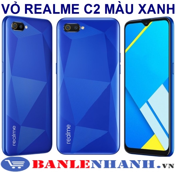 VỎ REALME C2 MÀU XANH