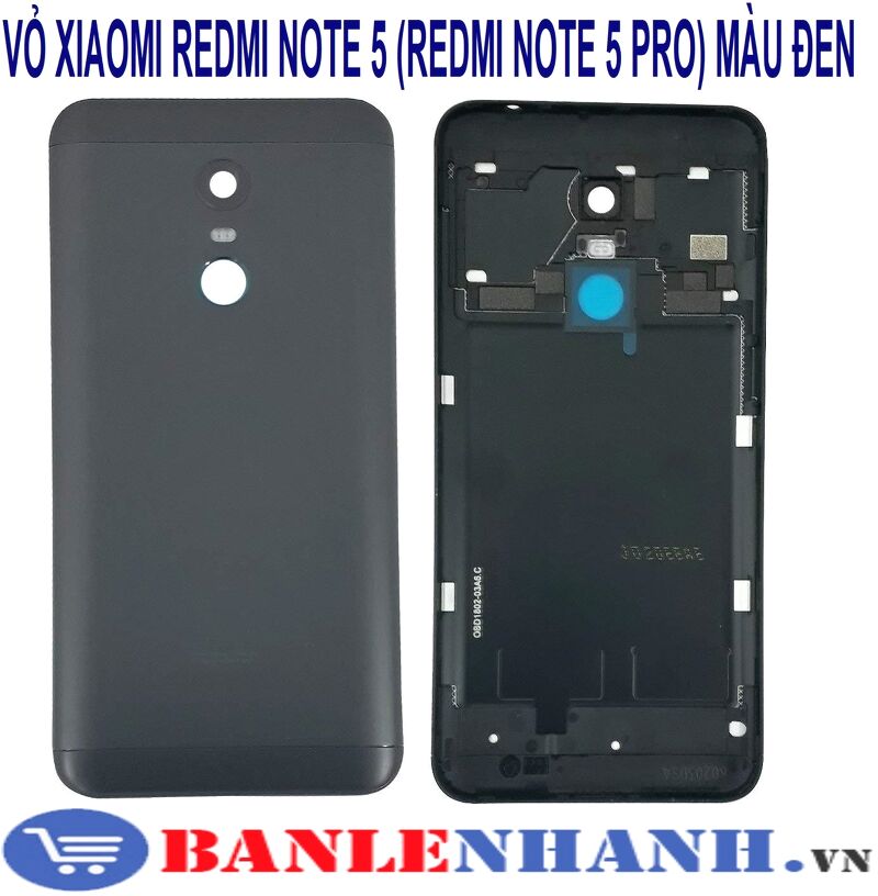 VỎ XIAOMI REDMI NOTE 5 (REDMI NOTE 5 PRO) MÀU ĐEN