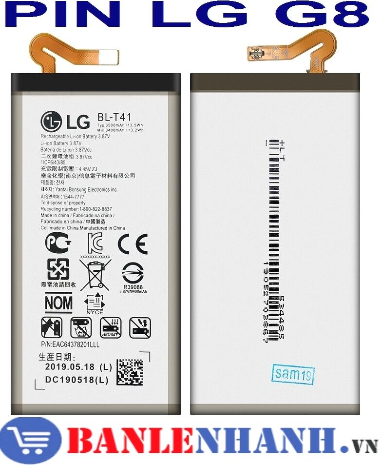 PIN LG G8