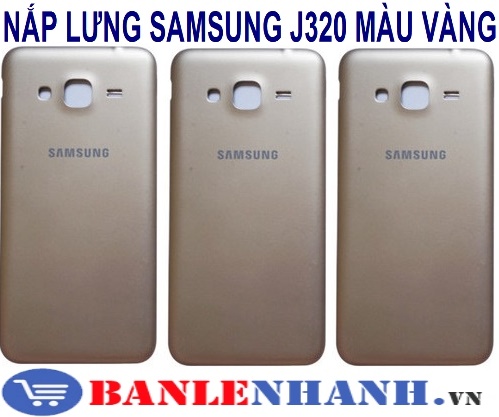 NẮP LƯNG SAMSUNG J320 MÀU VÀNG