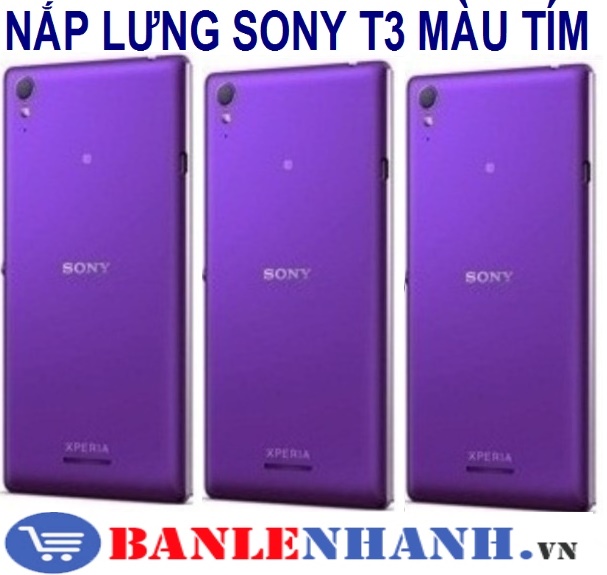 NẮP LƯNG SONY T3 MÀU TÍM