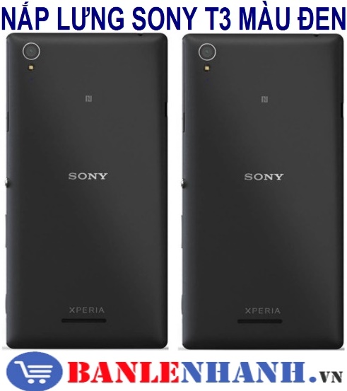 NẮP LƯNG SONY T3 MÀU ĐEN