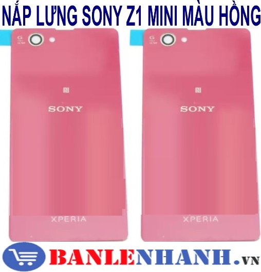 NẮP LƯNG SONY Z1 MINI MÀU HỒNG