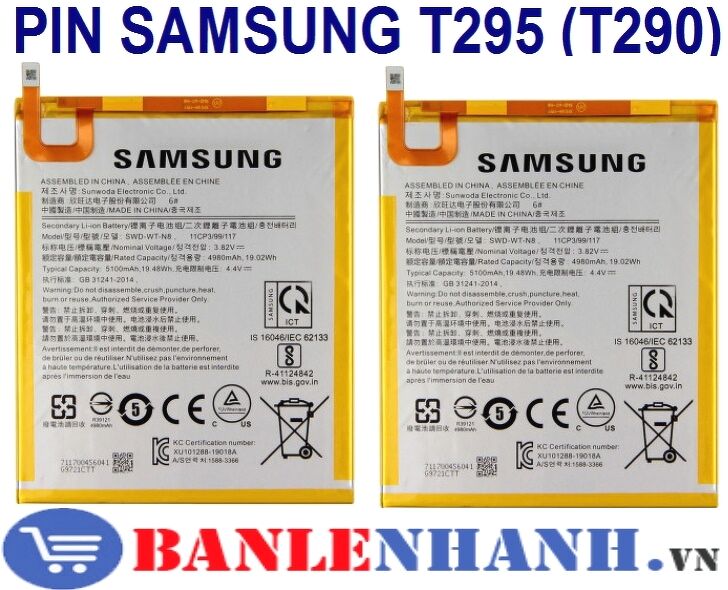 PIN SAMSUNG T295 (T290)