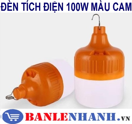 ĐÈN TÍCH ĐIỆN 100W MÀU CAM