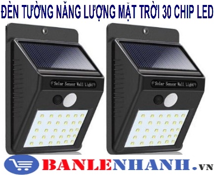 ĐÈN TƯỜNG NĂNG LƯỢNG MẶT TRỜI 30 CHIP LED