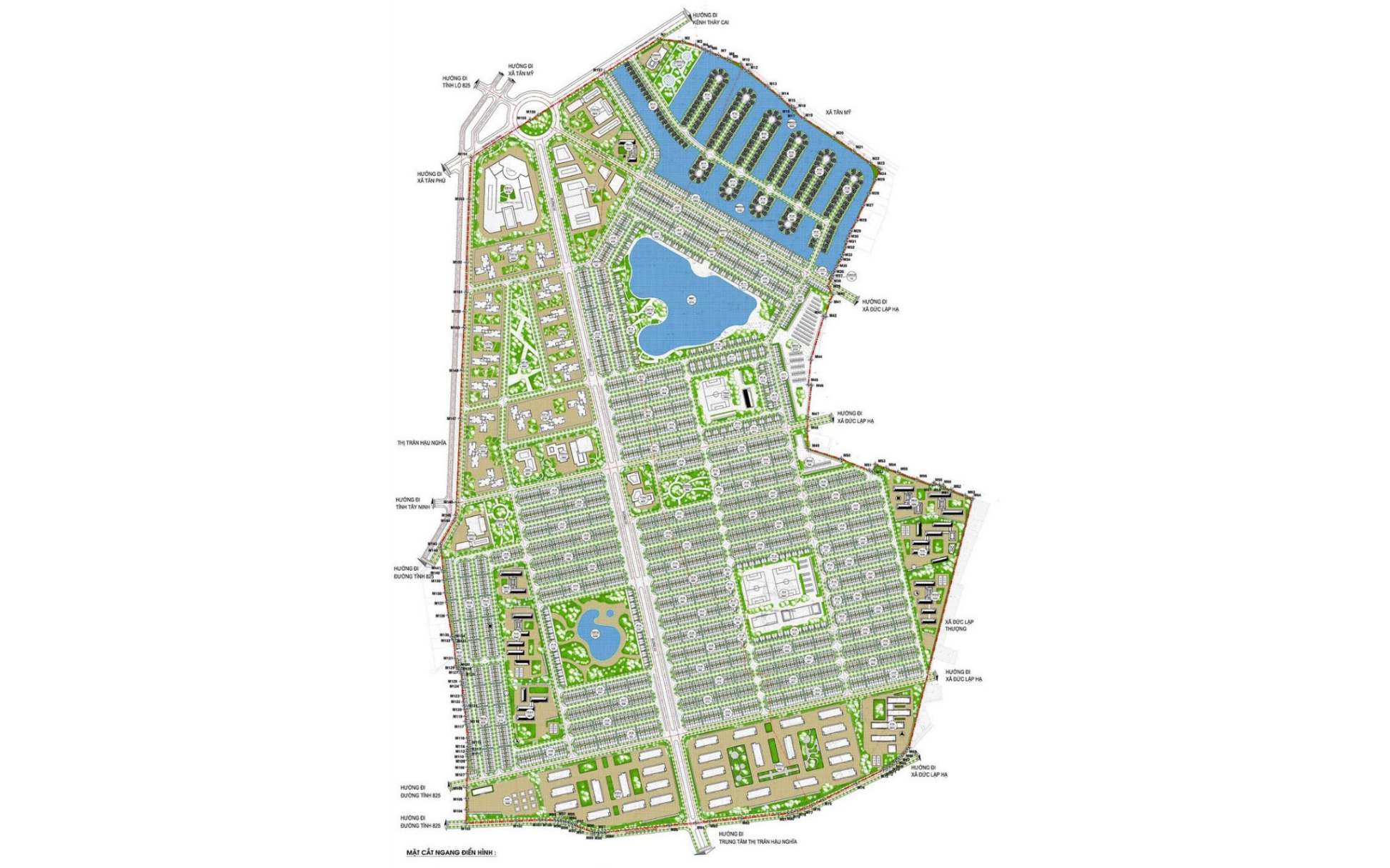 Mặt Bằng Dự Án Vinhomes Green City Long An