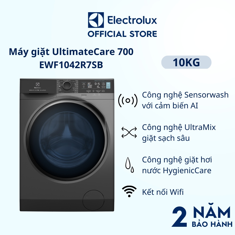 Máy giặt Electrolux Inverter 10 kg EWF1042R7SB