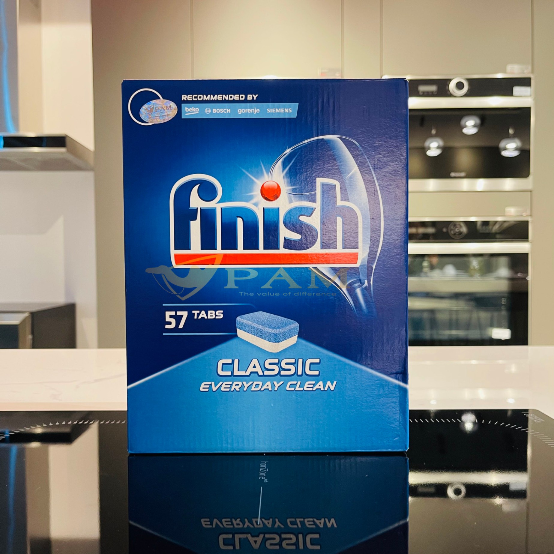 Viên rửa chén, bát Finish Classic hộp 57 Viên