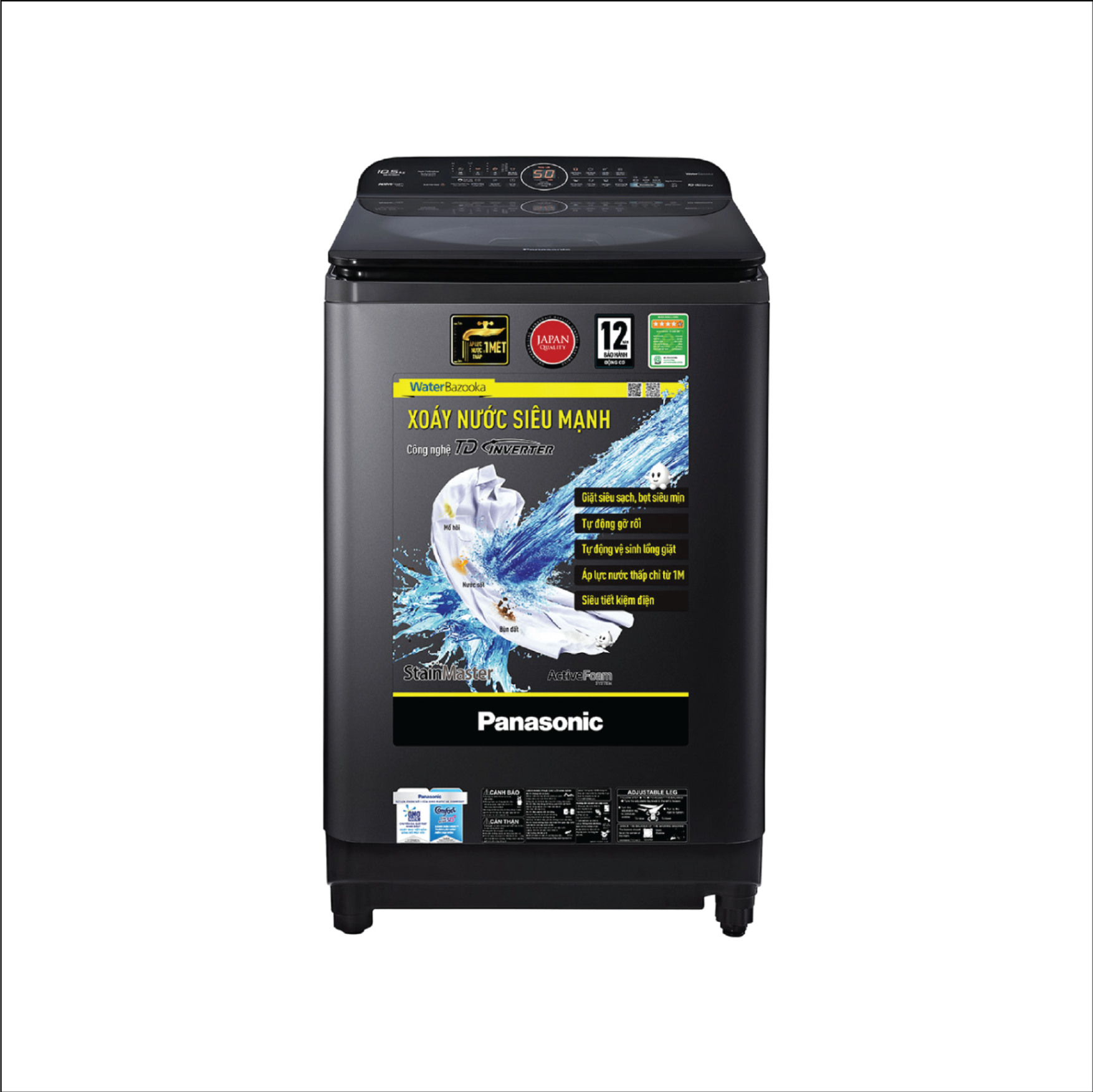 Máy giặt Panasonic Inverter 11.5 Kg NA-FD11AR1BV